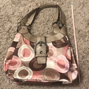 Sateen Coach Purse